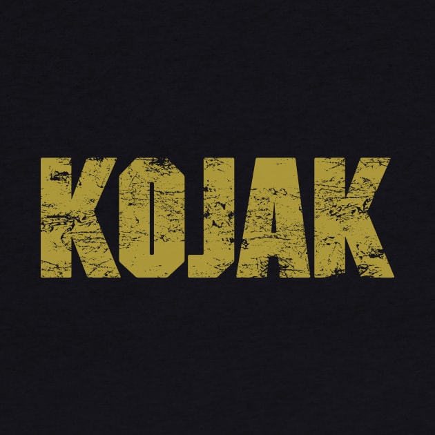 Kojak Logo (distressed) by GraphicGibbon